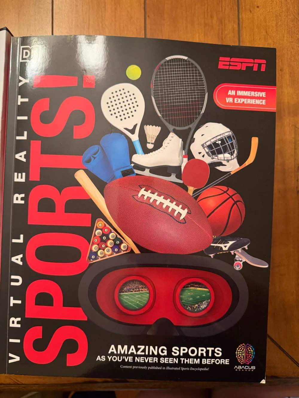 ESPN Virtual Reality SportsCenter VR Headset - Red and Black
